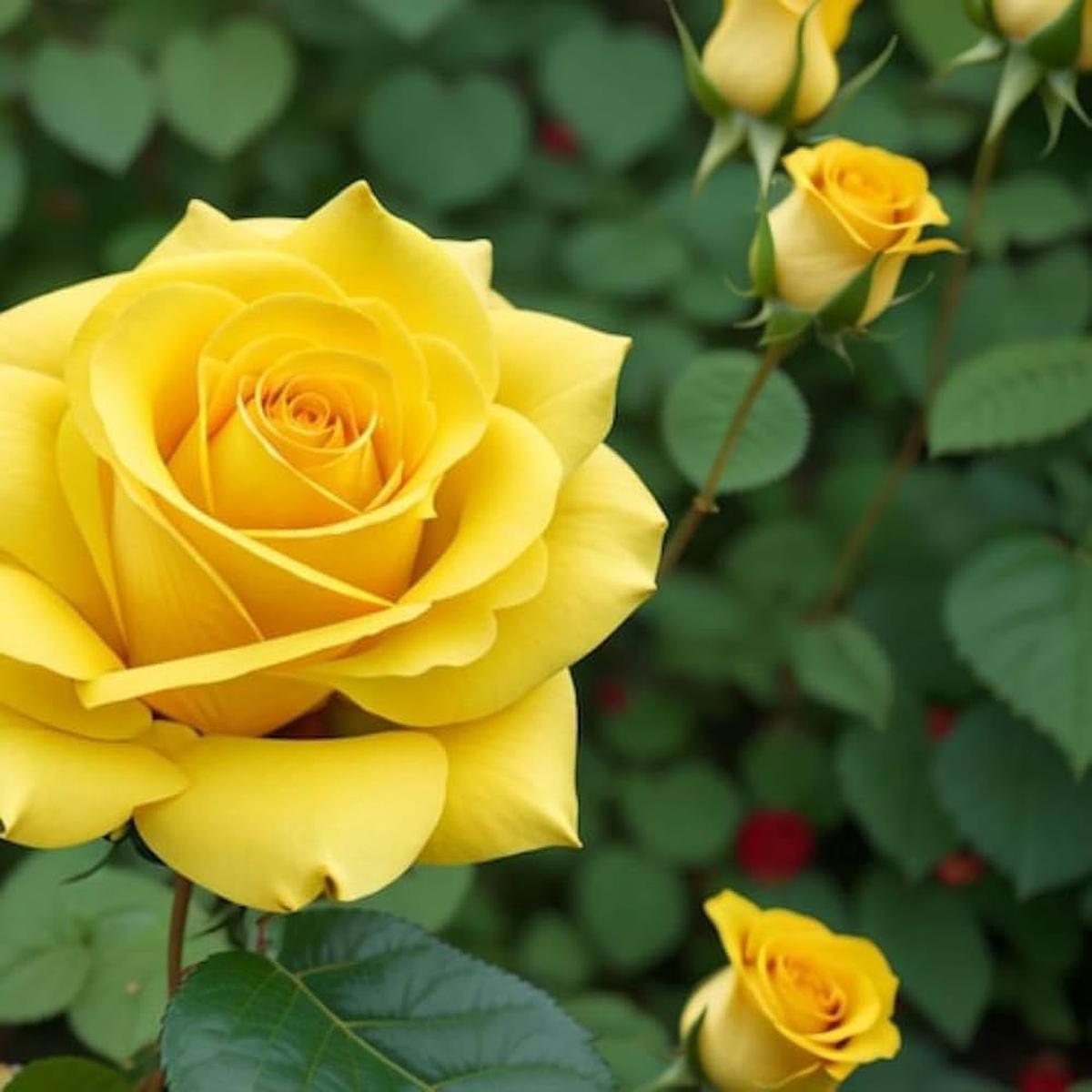 Climbing Golden Showers Rose Seeds for Planting Heirloom, Non-GMO, Easy to Grow, Perennial, Yellow Flowers