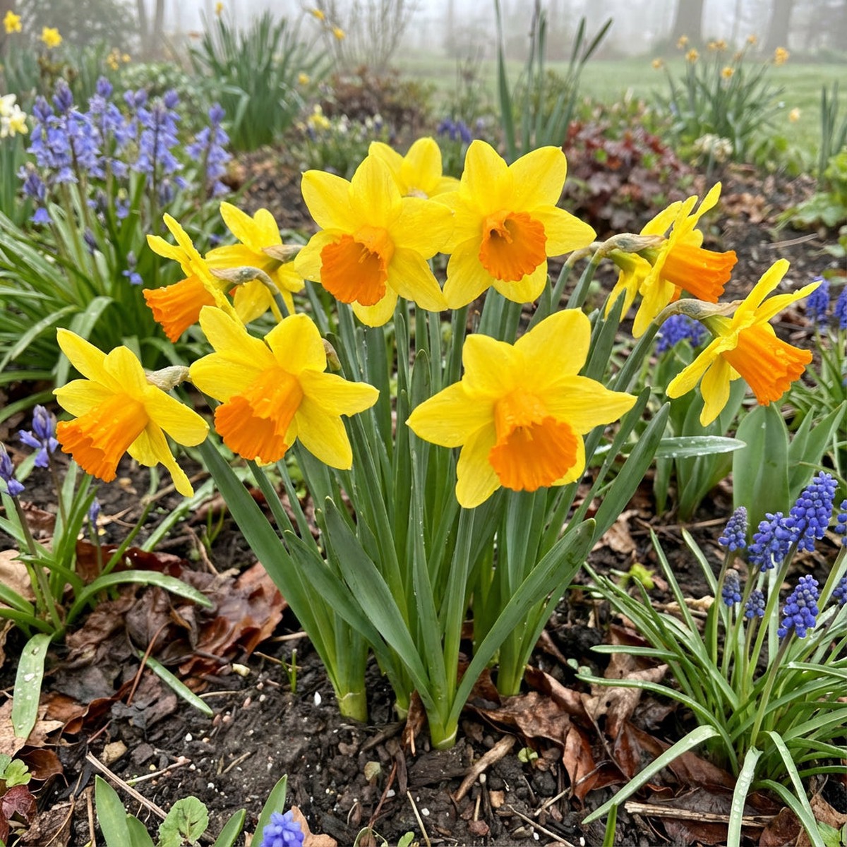 Daffodils Flower Seeds for Planting Bright Orange & Yellow Perennials
