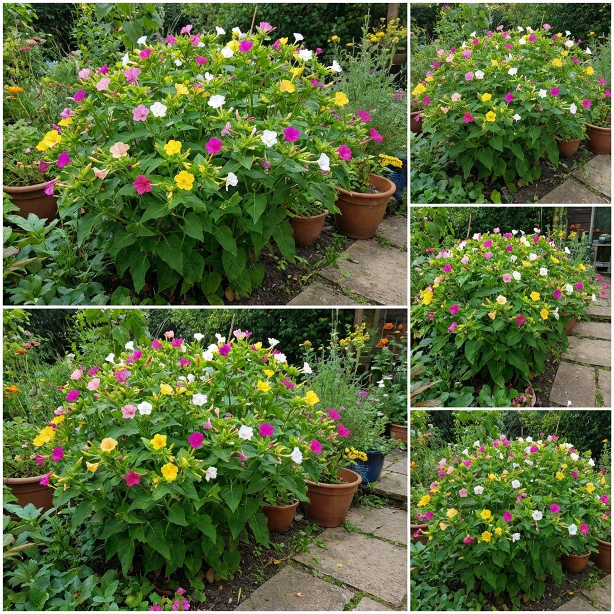 Mixed Mirabilis Jalapa Flower Seeds for Planting Fragrant Annual Blooms for Your Garden.