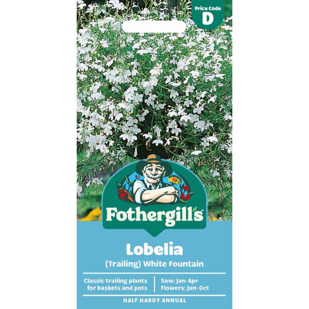 Lobelia White Fountain Seeds
