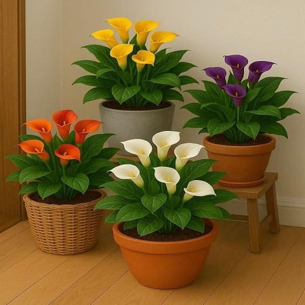 Mixed Callalily Flower - Heirloom, Non - Gmo Seeds
