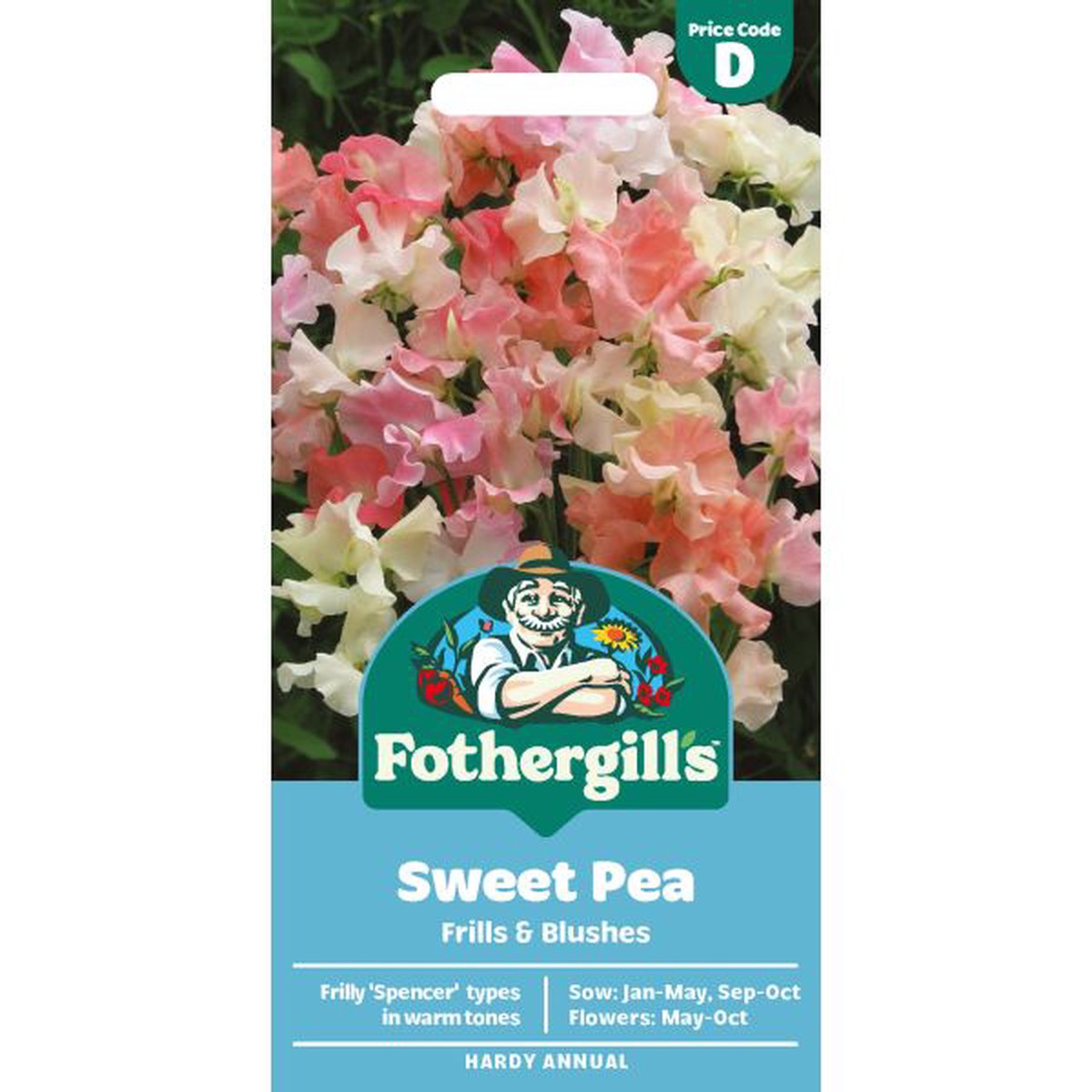 Sweet Pea Frills & Blushes Seeds