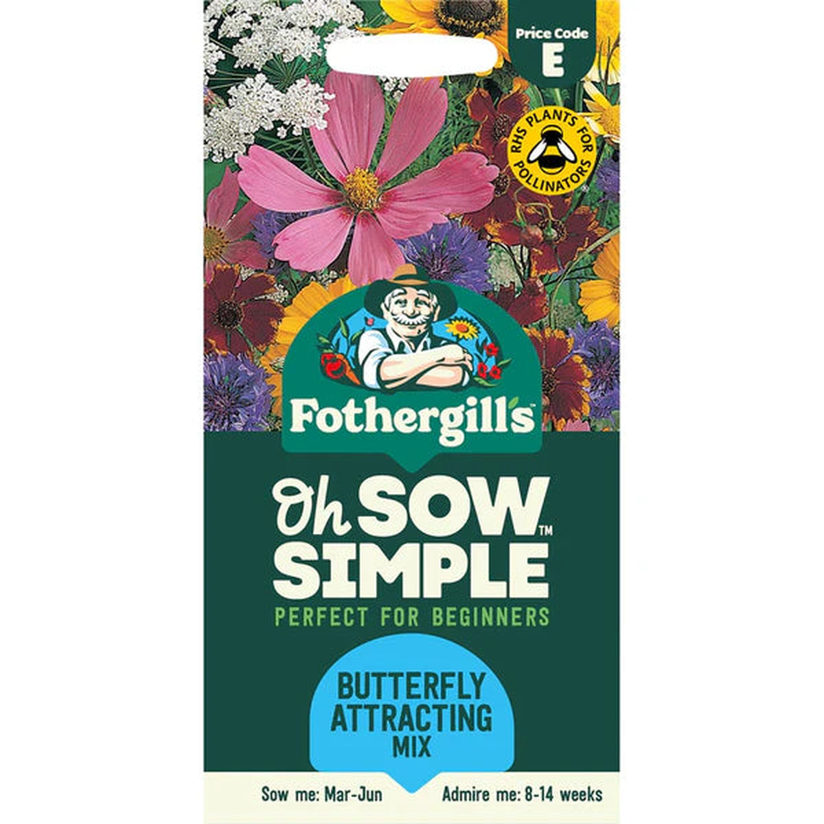 Mr Fothergills Nature's Helpers Butterfly Attracting Mix Seeds