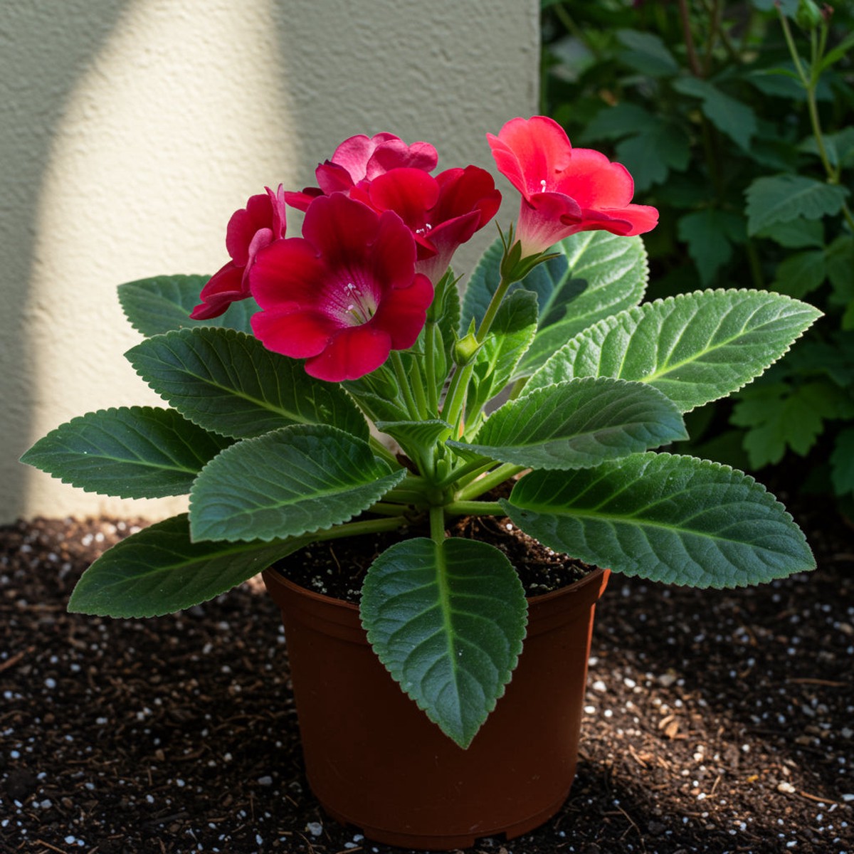 Red Gloxinia Flower Seeds for Lush Blooms Easy Planting