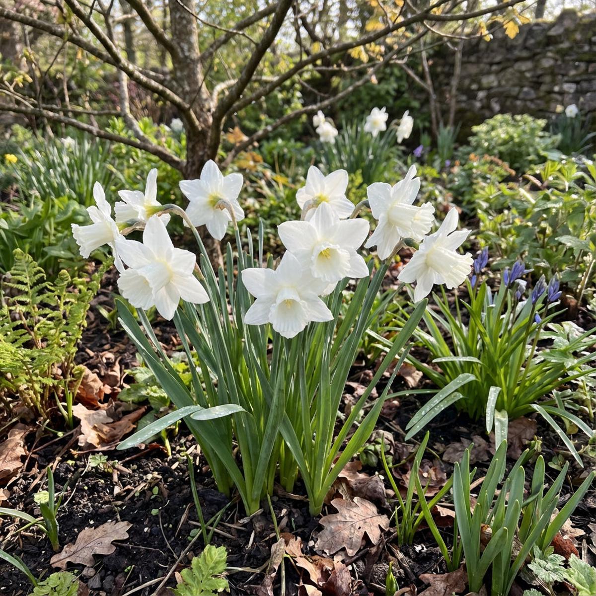 White Daffodil Flower Seeds for Easy Planting