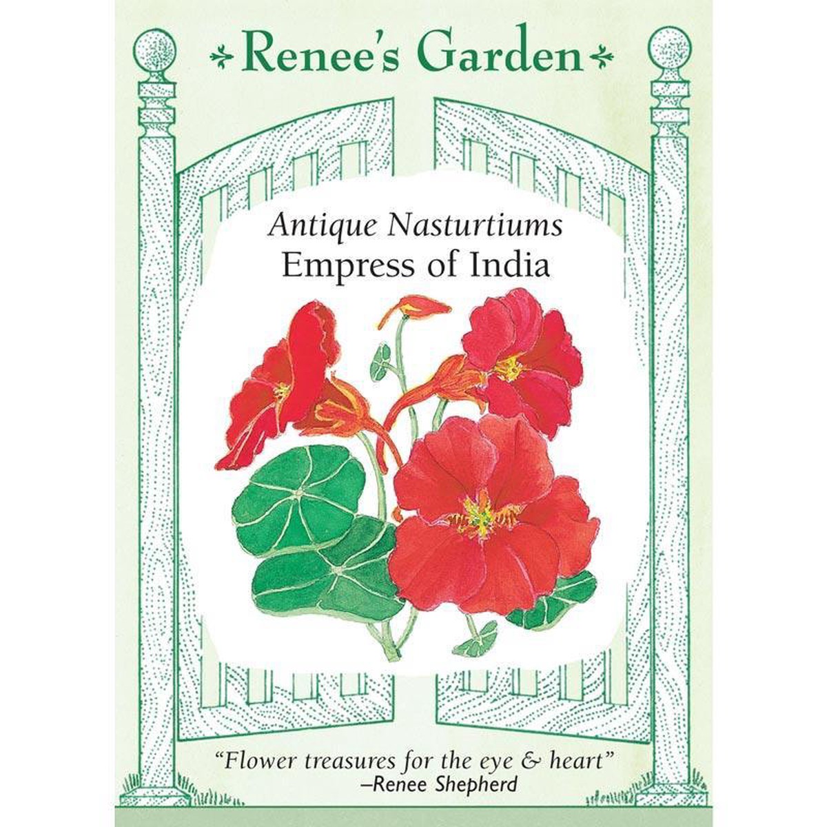 Empress of India Heirloom Nasturtium Seeds