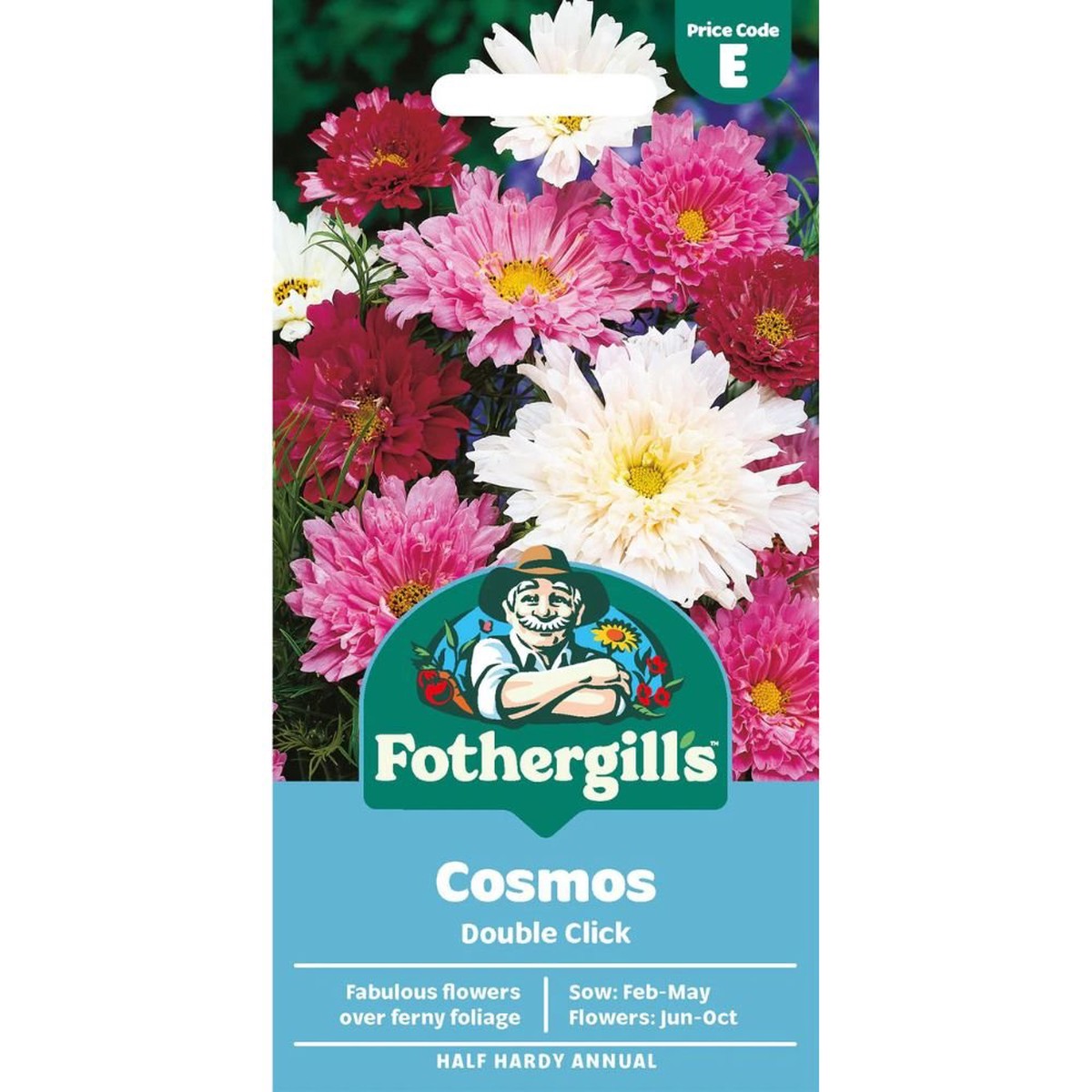 Mr Fothergills Cosmos Double Click Mixed Seeds