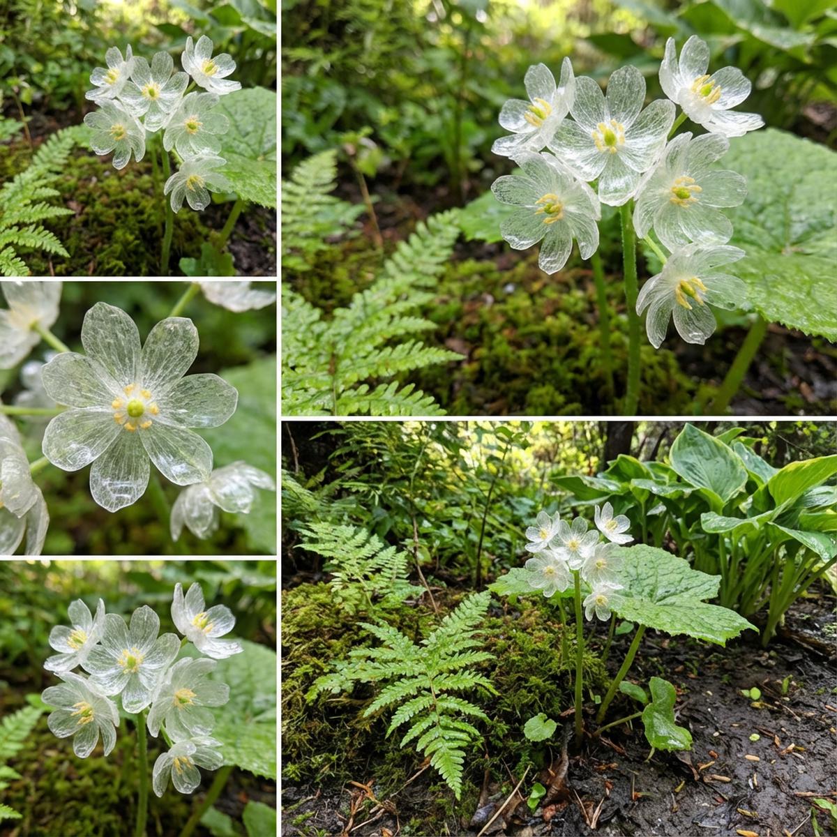 Exquisite Skeleton Flower Seeds - Diphylleia Grayi for Magical Shade Gardens