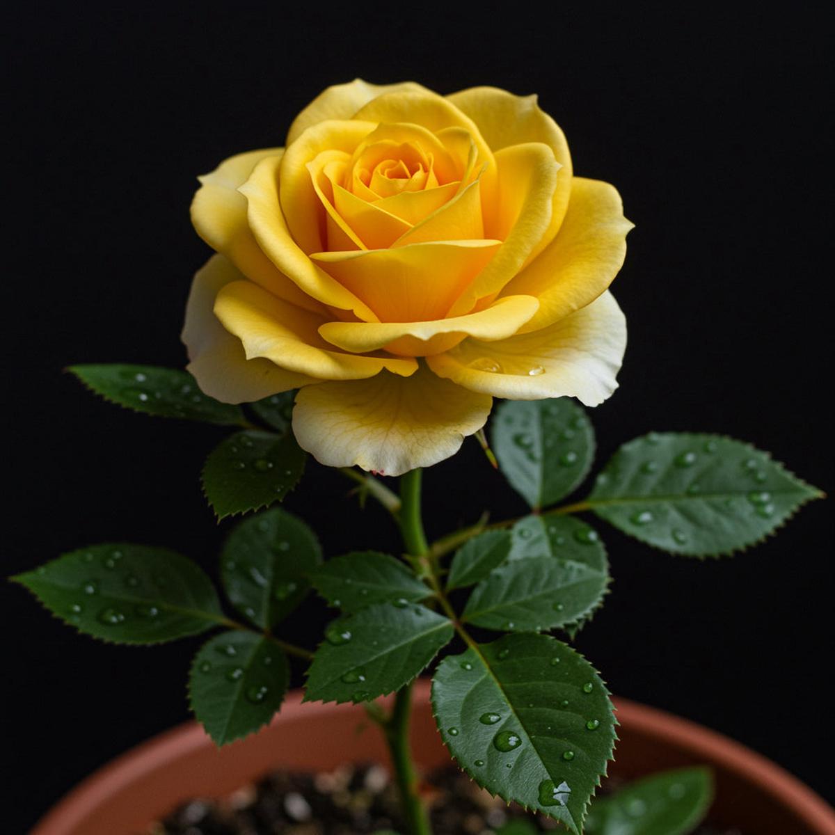 Marron Yellow Rose Flower Seeds for Planting