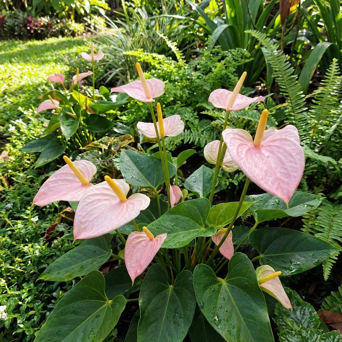 Light Pink Anthurium Seeds for Planting Beautiful Indoor & Garden Blooms