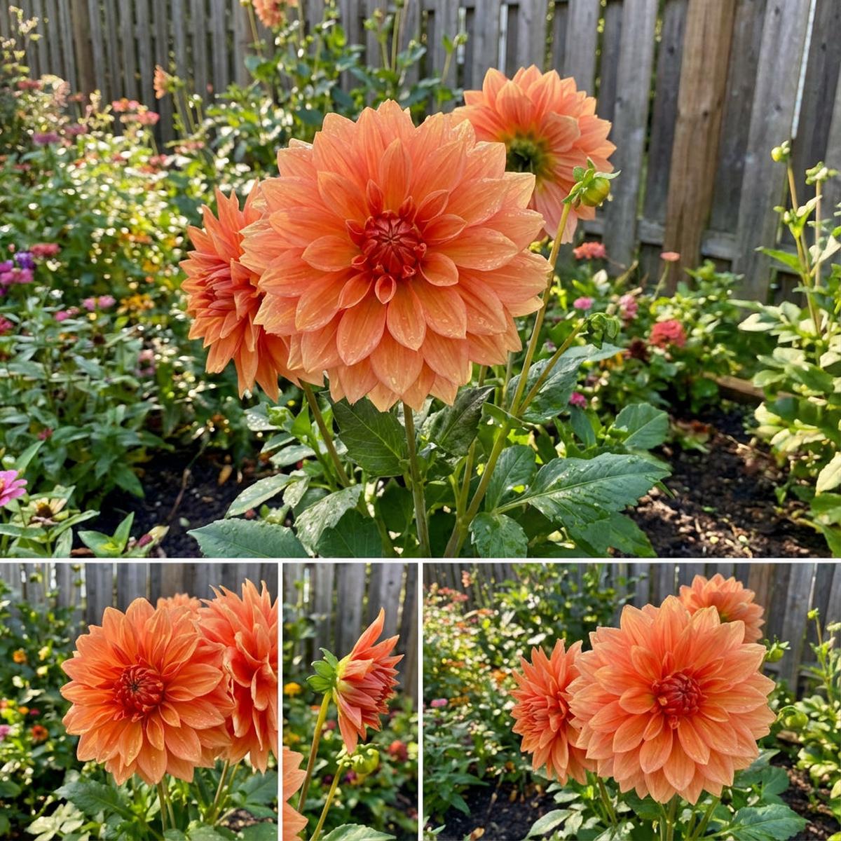 Orange Dahlia Flower Seeds for Planting