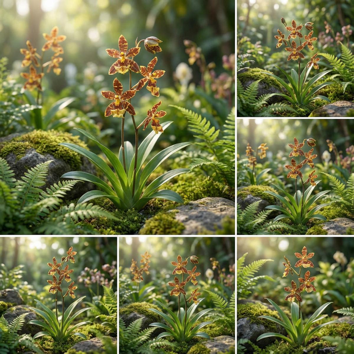 Butterfly Orchids Flower Seeds Yellow Planting