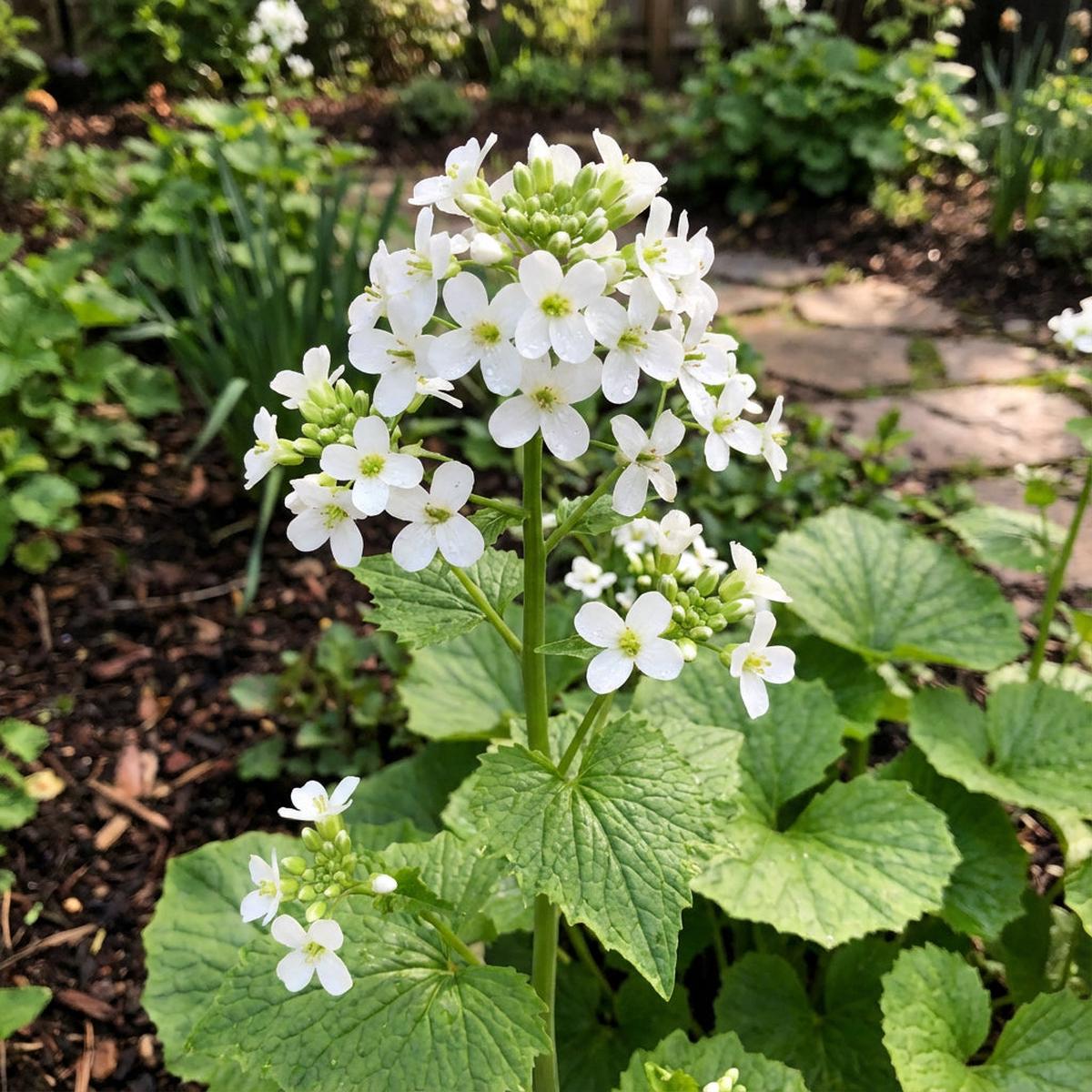 White Wasabi Diplotaxis Planting for Flavorful Gardens - Seed