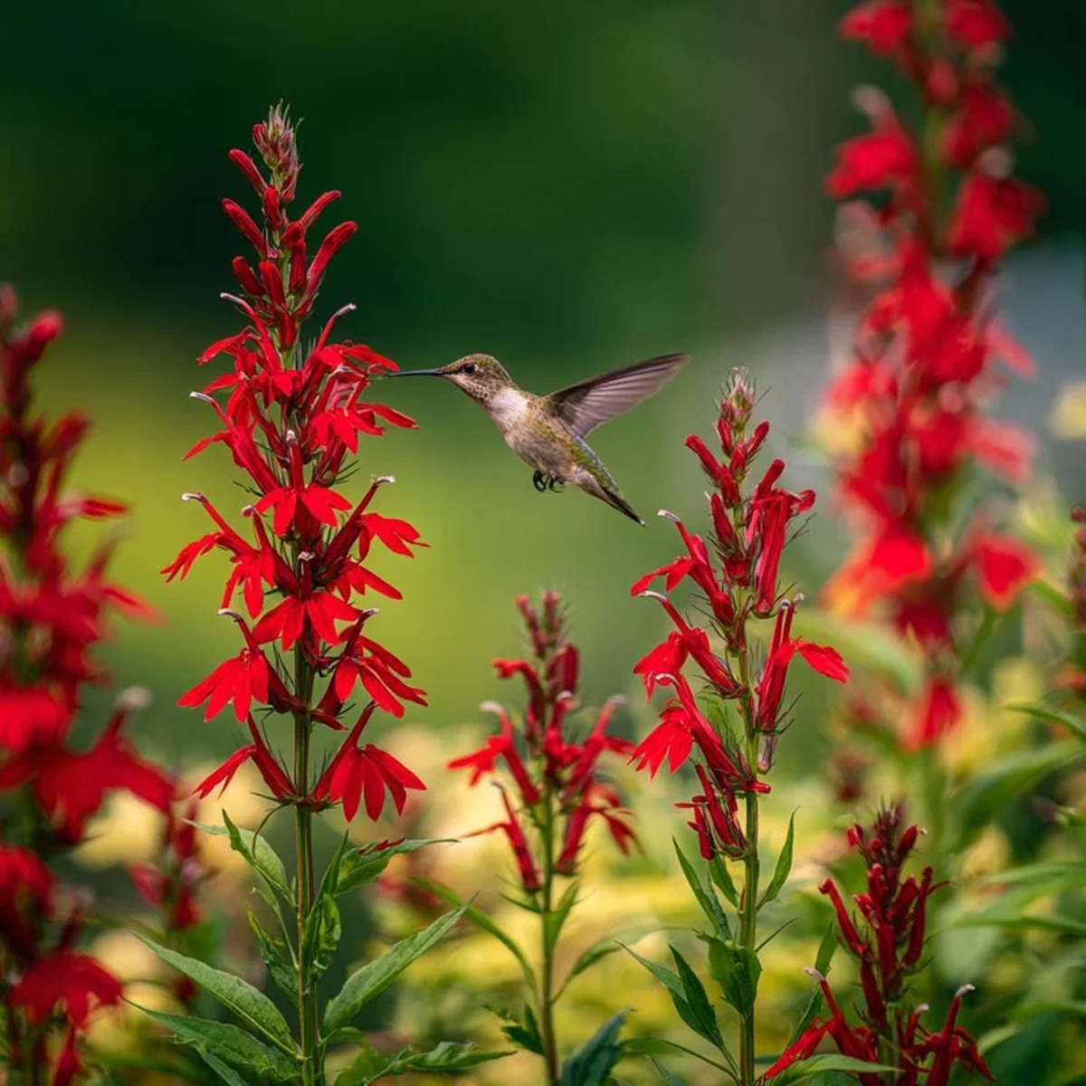 Cardinal Flower Lobelia Seeds - 250 Heirloom Lobelia cardinalis for Pollinators