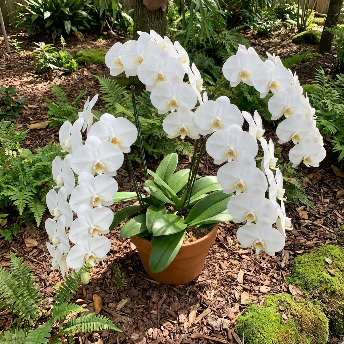 White Orchid Planting Seeds Perfect for Serene White Blooms in Home Gardens