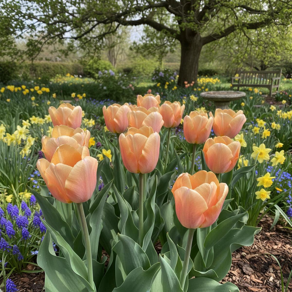 Peach Tulip Flower Seeds for Planting