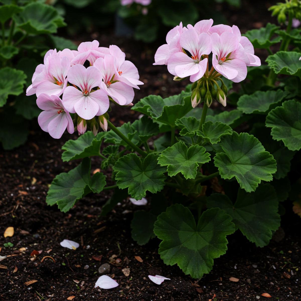 Geranium Seeds for Planting: Bright White and Pink Flowers