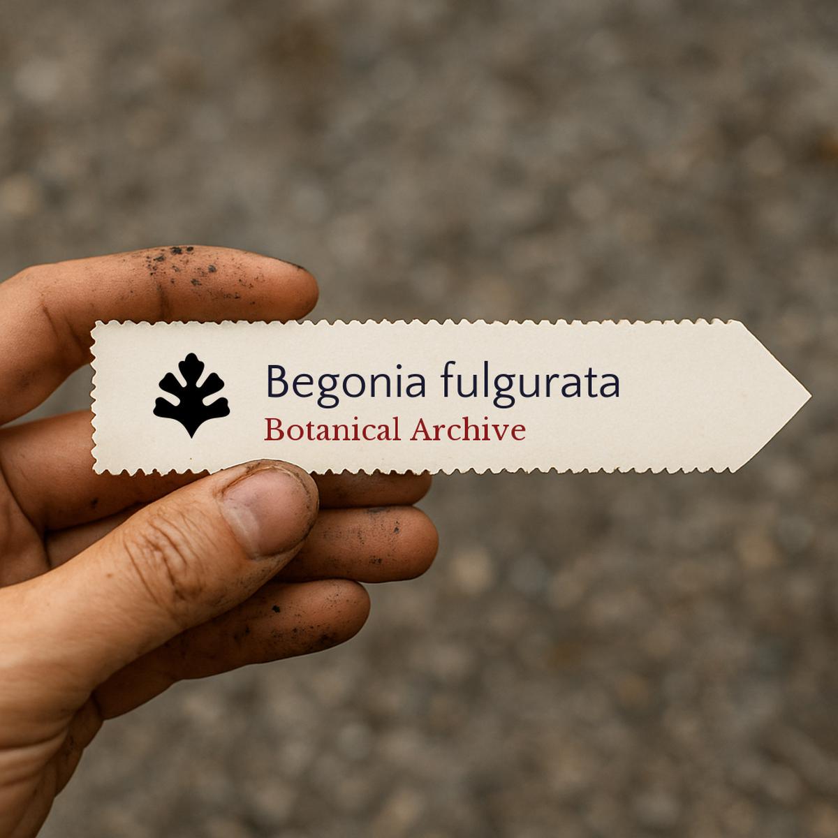 Begonia fulgurata SEEDS