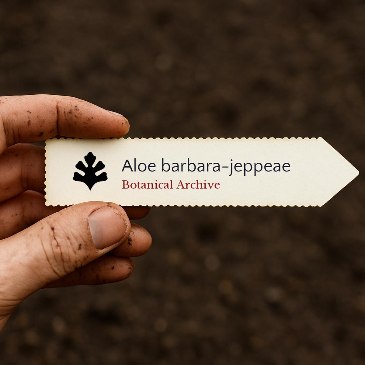 Aloe barbara-jeppeae SEEDS