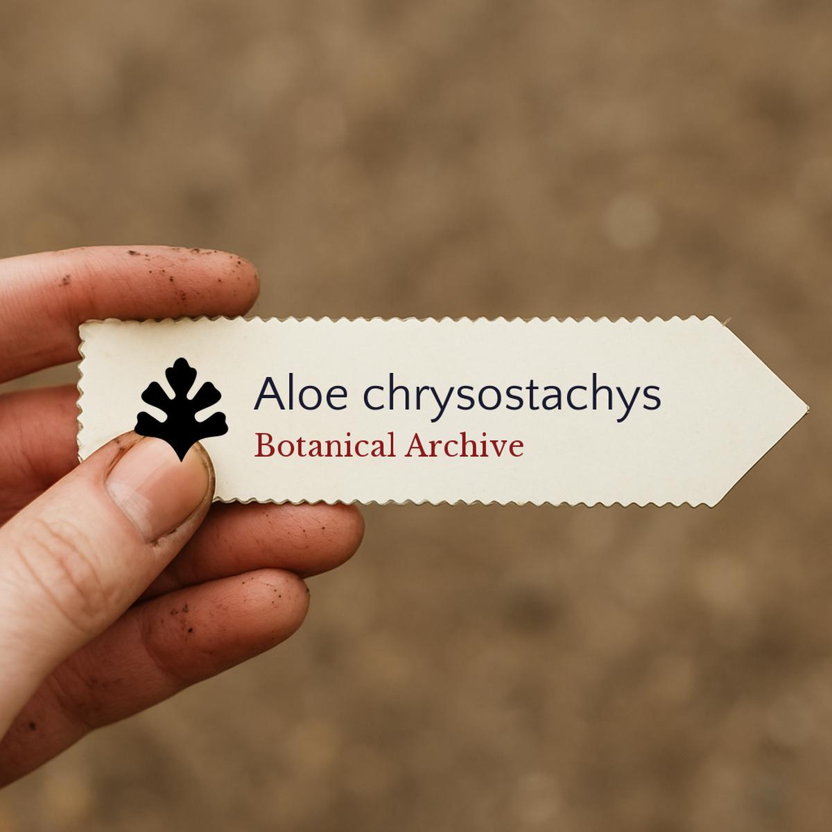 Aloe chrysostachys SEEDS