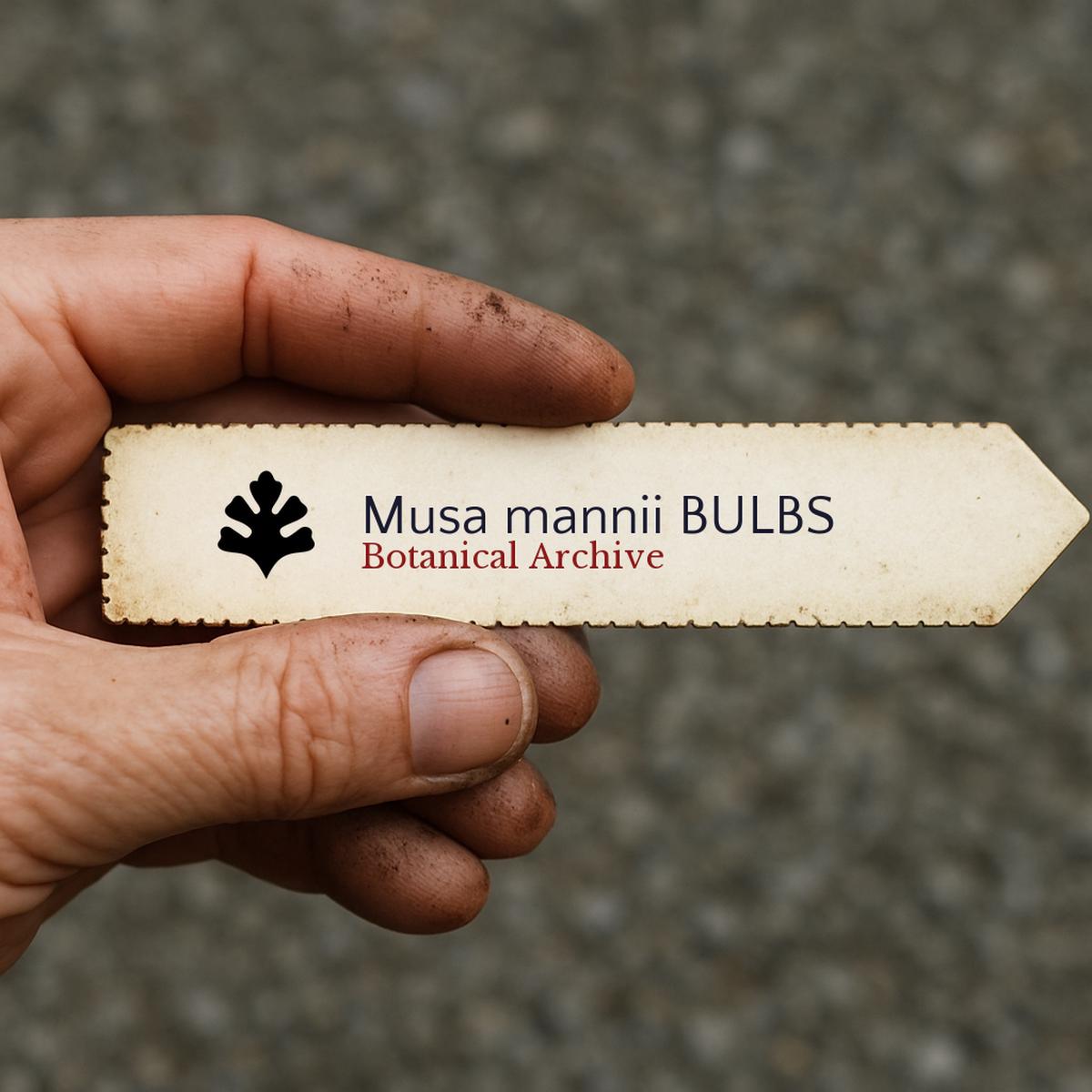 Musa mannii BULBS SEEDS