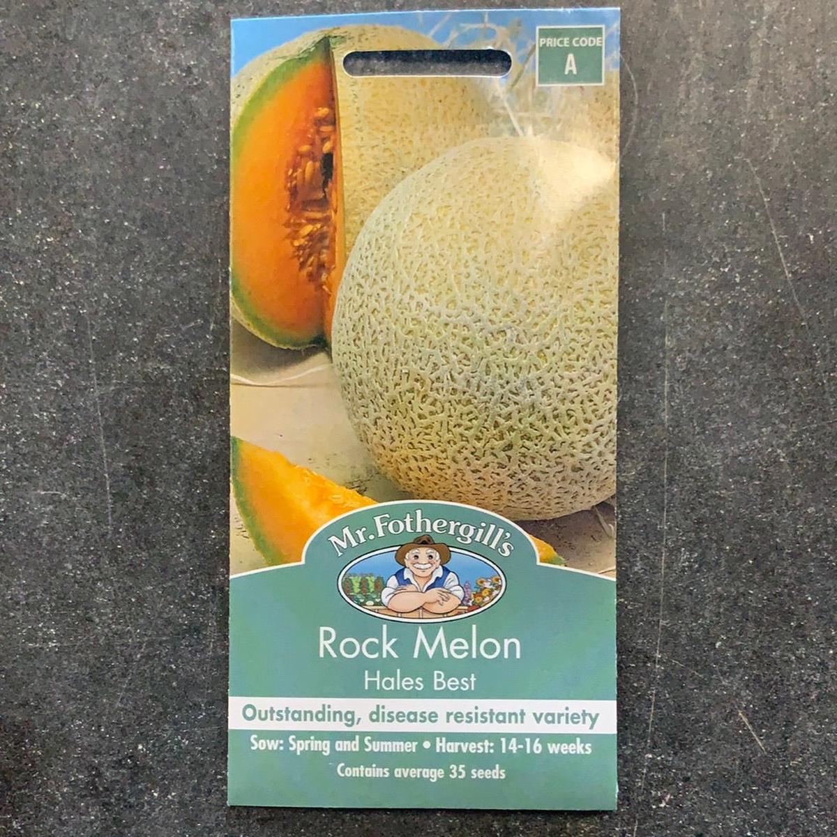 Rock Melon 'Hales Best' seeds