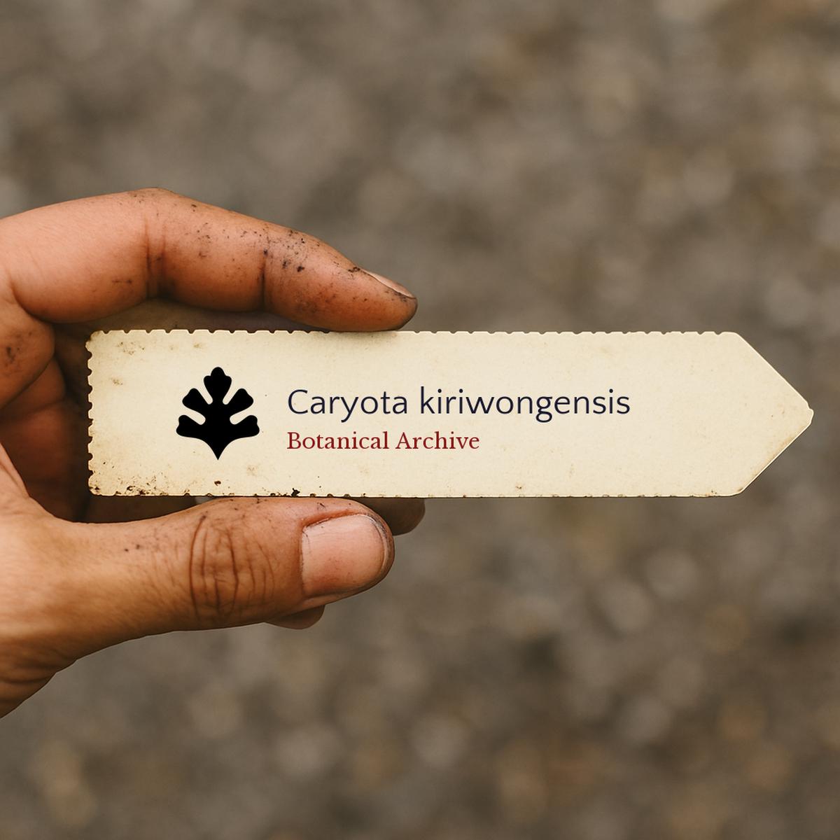 Caryota kiriwongensis SEEDS