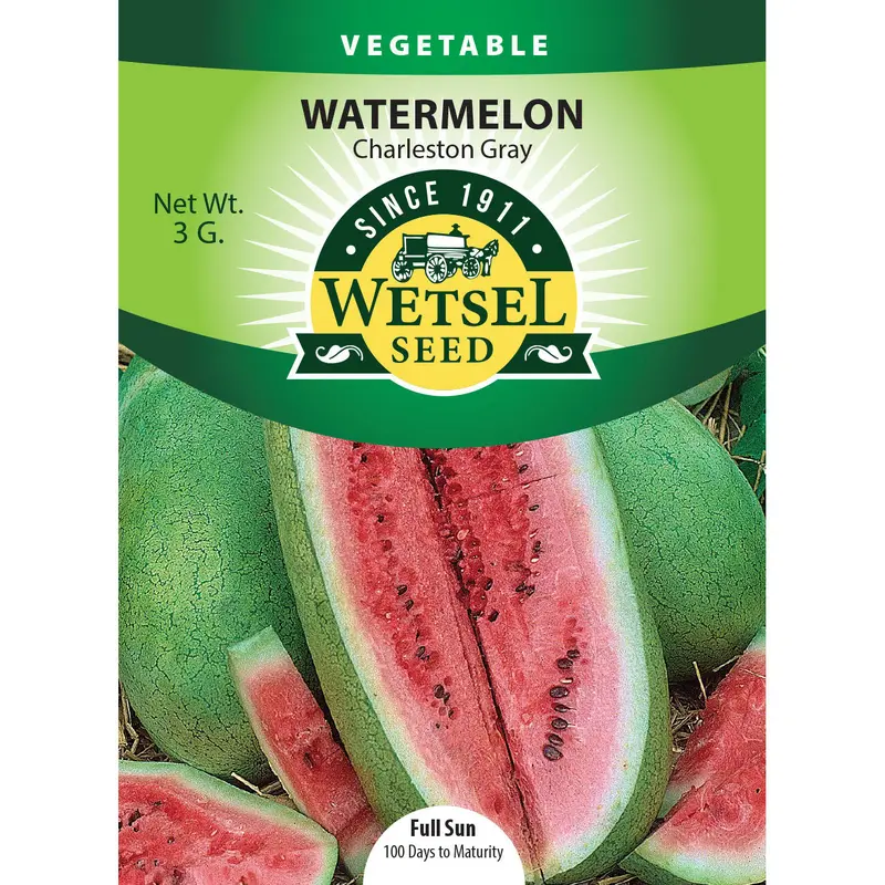 Wetsel Seed Watermelon Charleston Grey #133 Seed