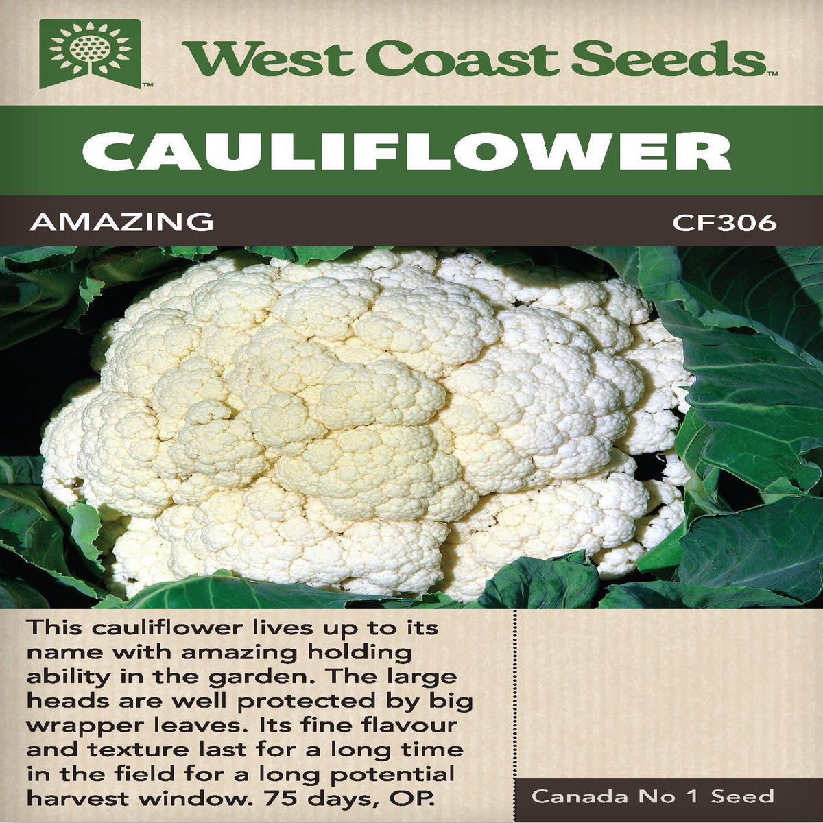 Cauliflower Amazing - West Coast Seeds