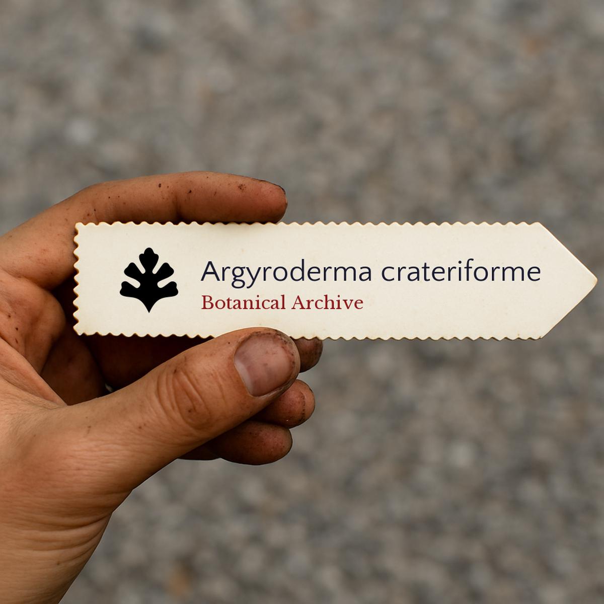 Argyroderma crateriforme SEEDS