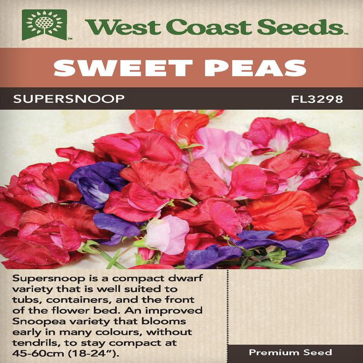 Sweet Peas Supersnoop Mix 8211 West Coast Seeds