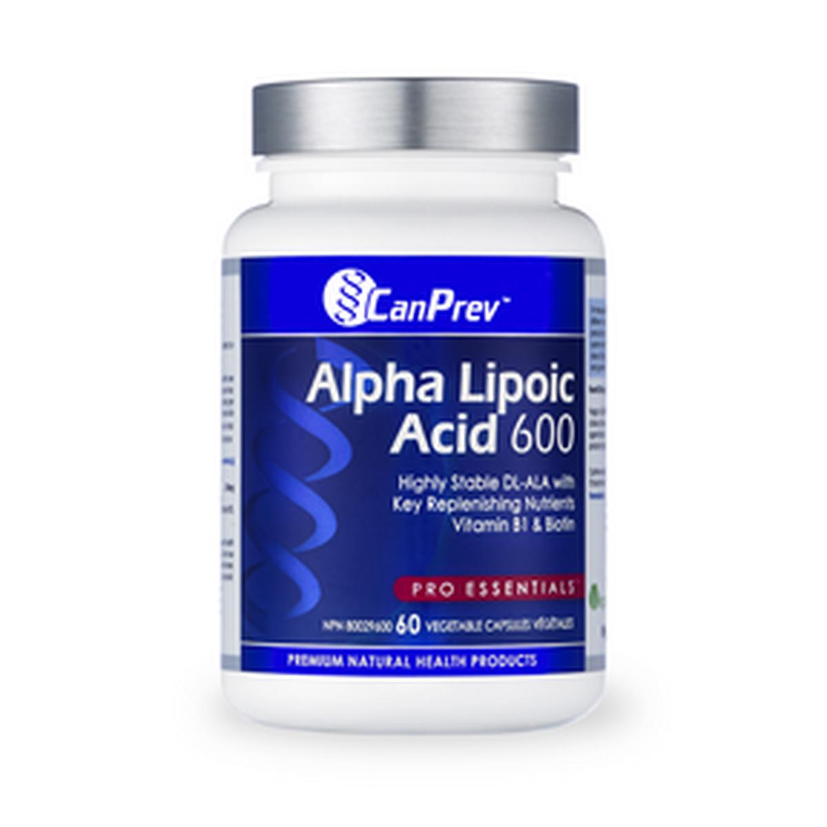 CanPrev Alpha Lipoic Acid 600mg 60 Capsules
