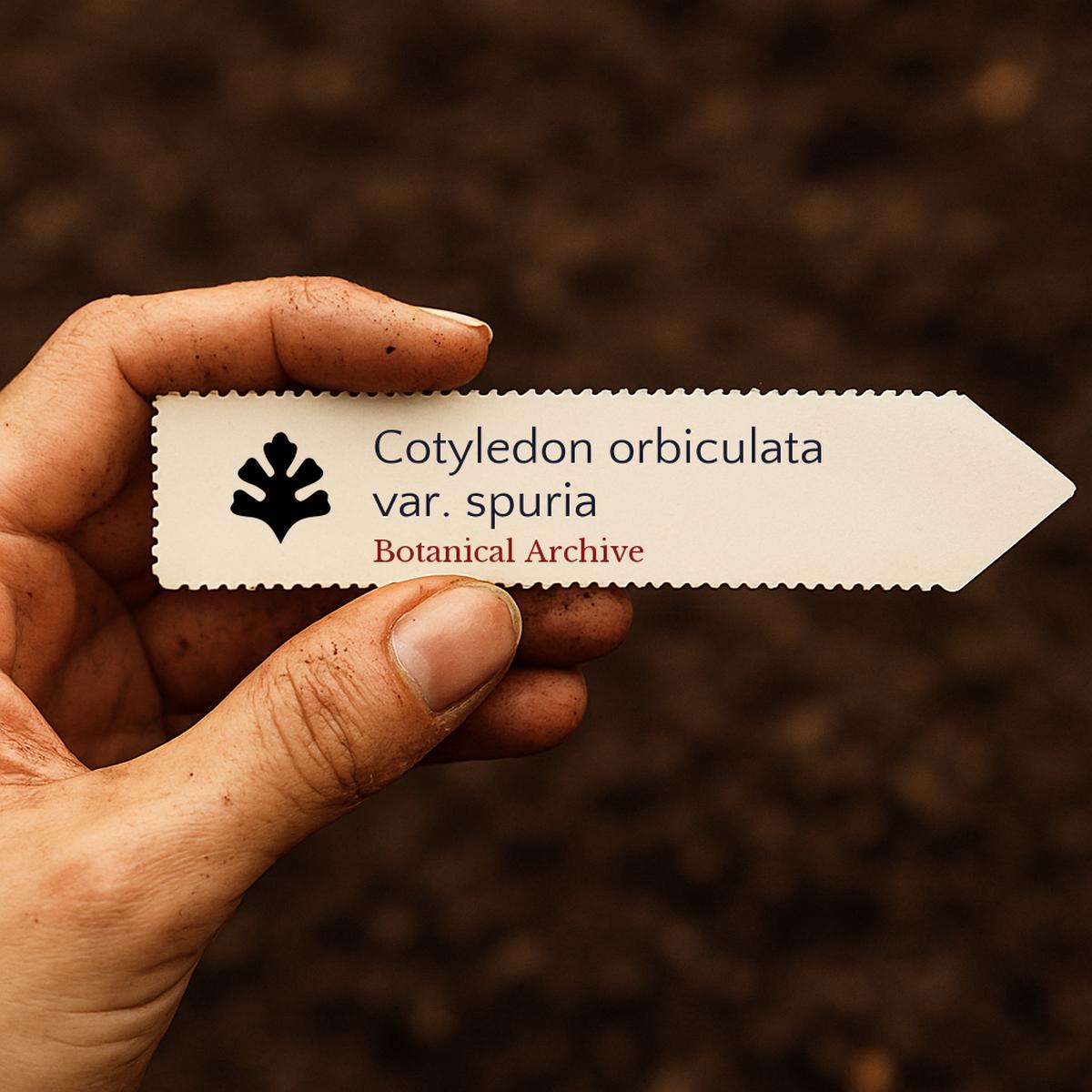Cotyledon orbiculata var. spuria SEEDS