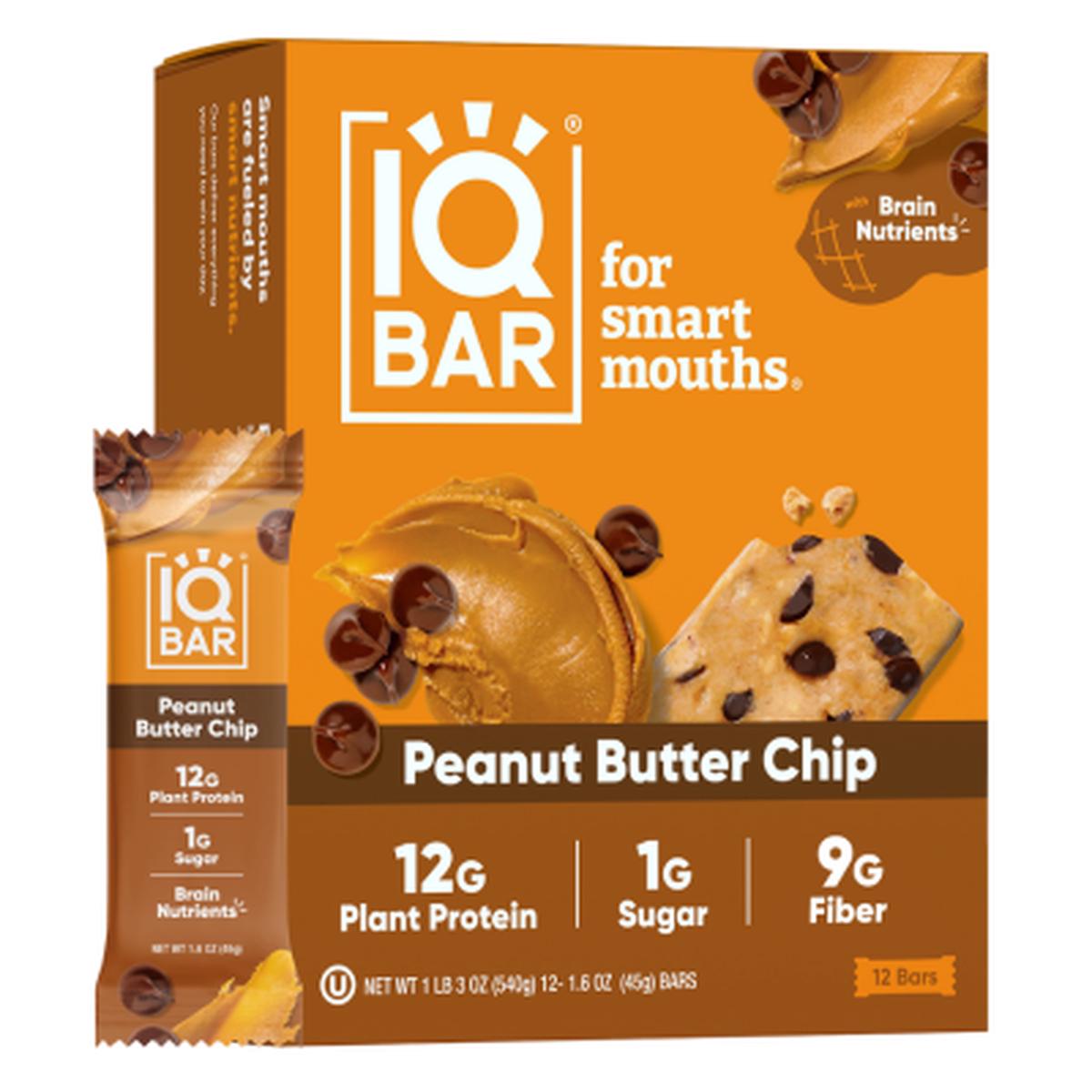 IQ bar Peanut Butter Chip 45g