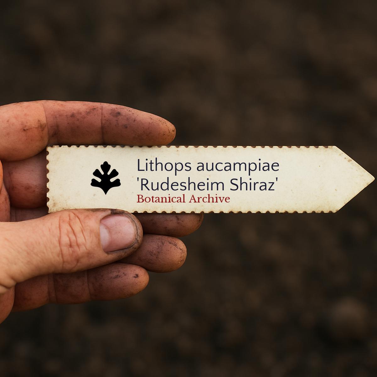 Lithops aucampiae 'Rudesheim Shiraz' SEEDS