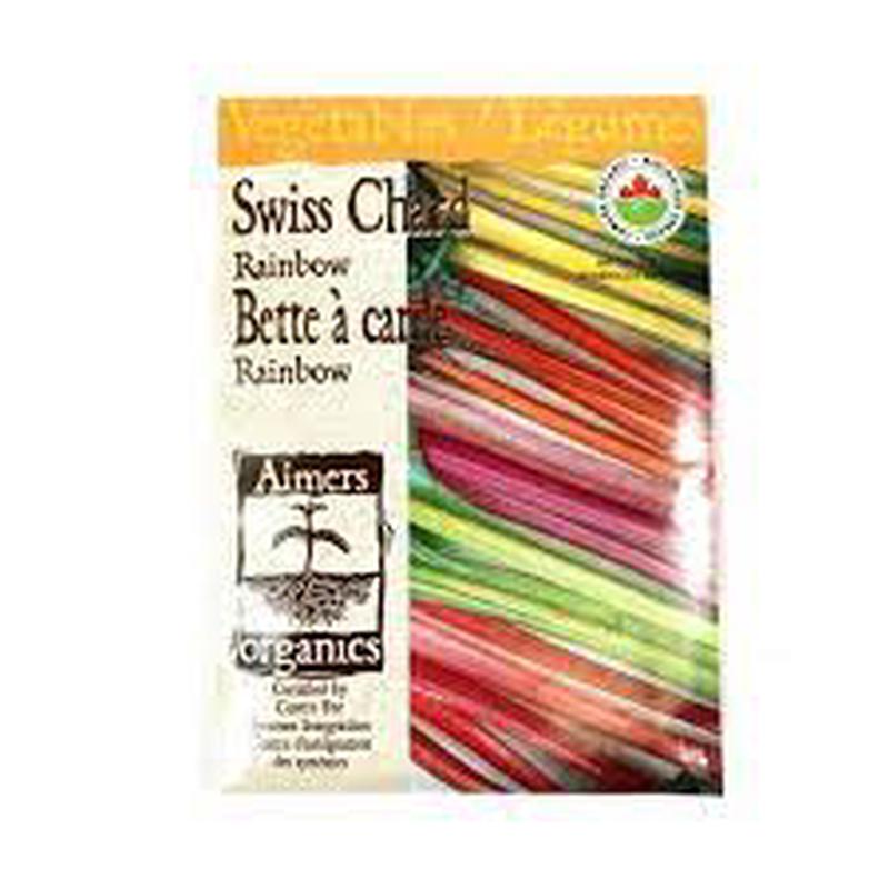 Aimers Organic Swiss Chard Rainbow Seed Packet