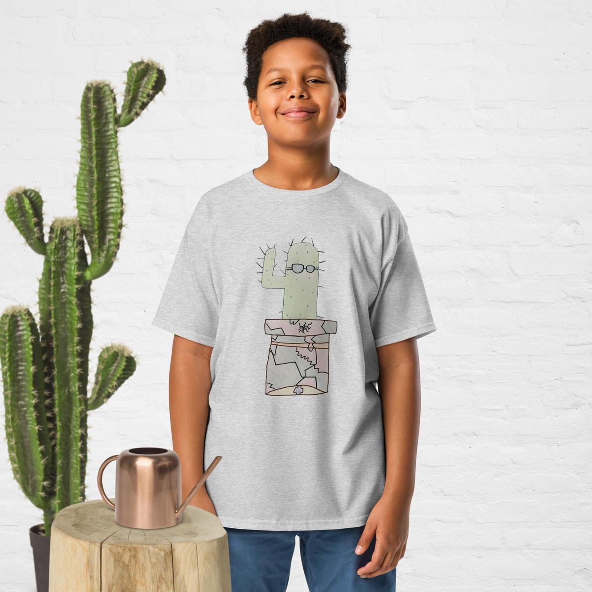 Huxleys Cactus Man ! - Youth classic tee - Sport Grey | XL