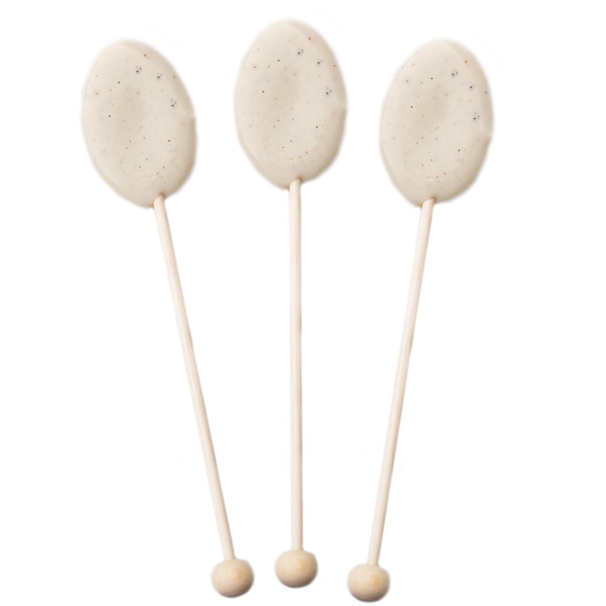 Hand Made French Vanilla Coffee Flavoring Spoon Lollipops