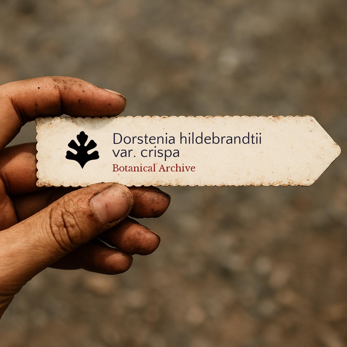 Dorstenia hildebrandtii var. crispa SEEDS