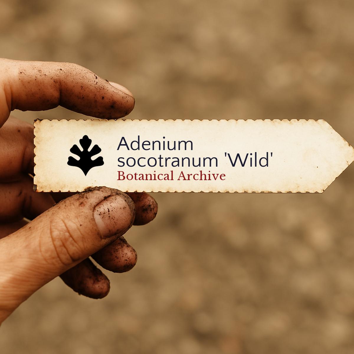 Adenium socotranum 'Wild' SEEDS