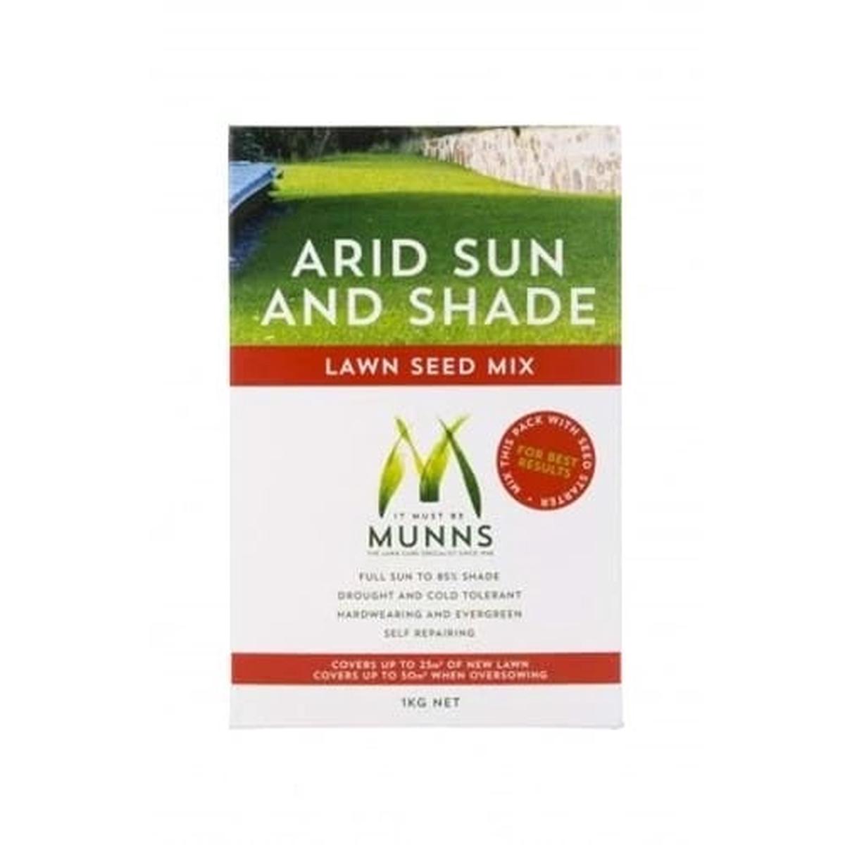 Munns Arid Sun & Shade Lawn Seed Mix
