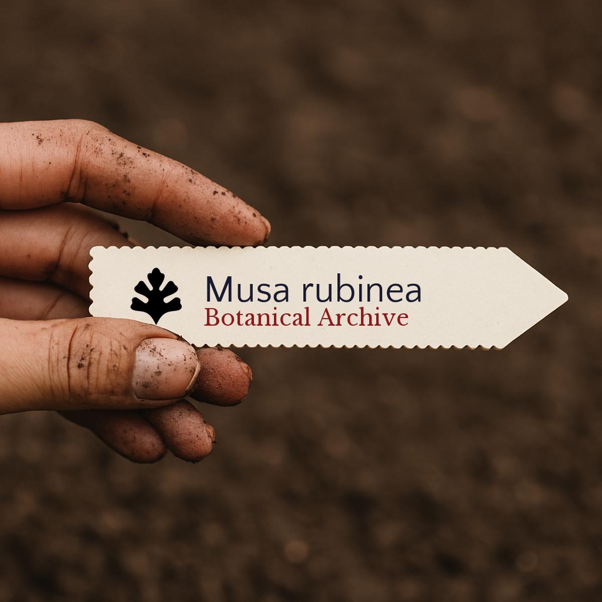 Musa rubinea SEEDS