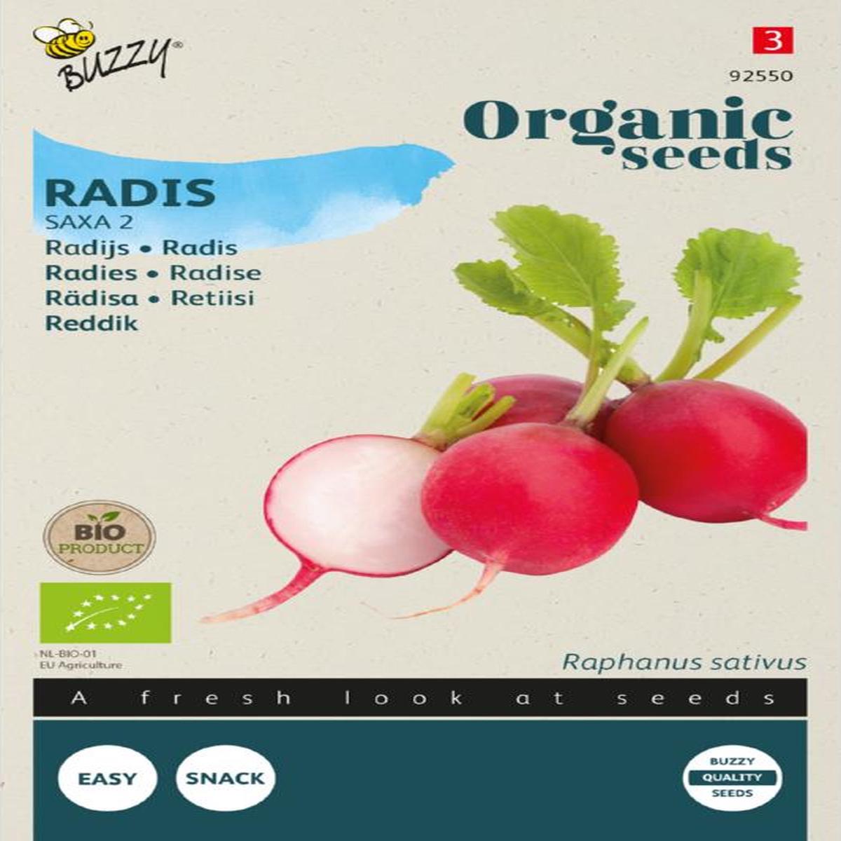 Radieschen Saxa 2 Samen BIO