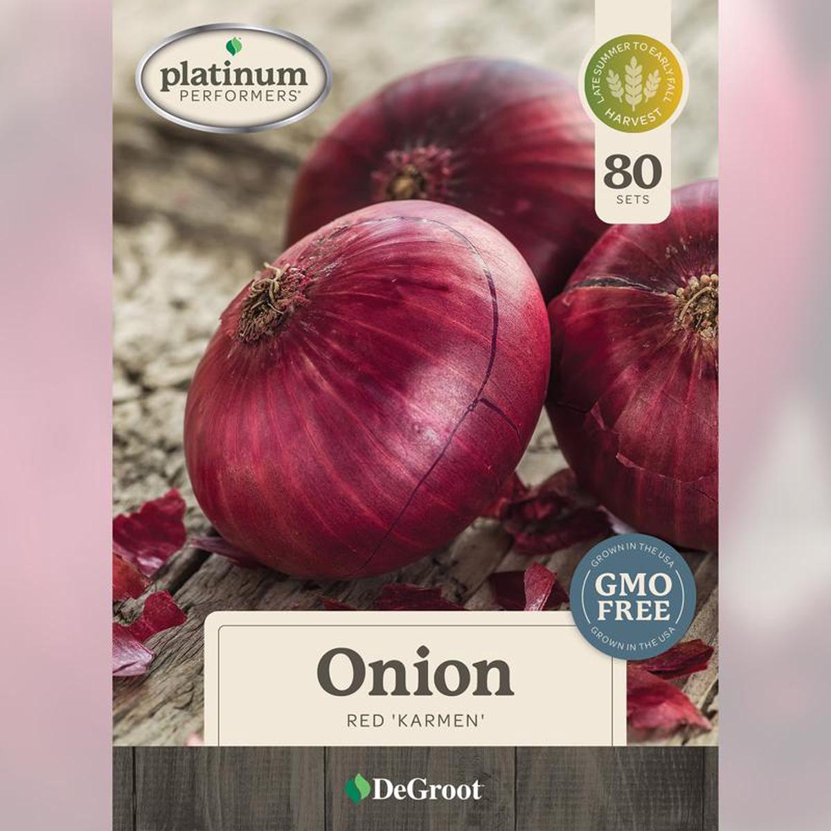 DeGroot Platinum Performers Red Onion Bulb 80 pk