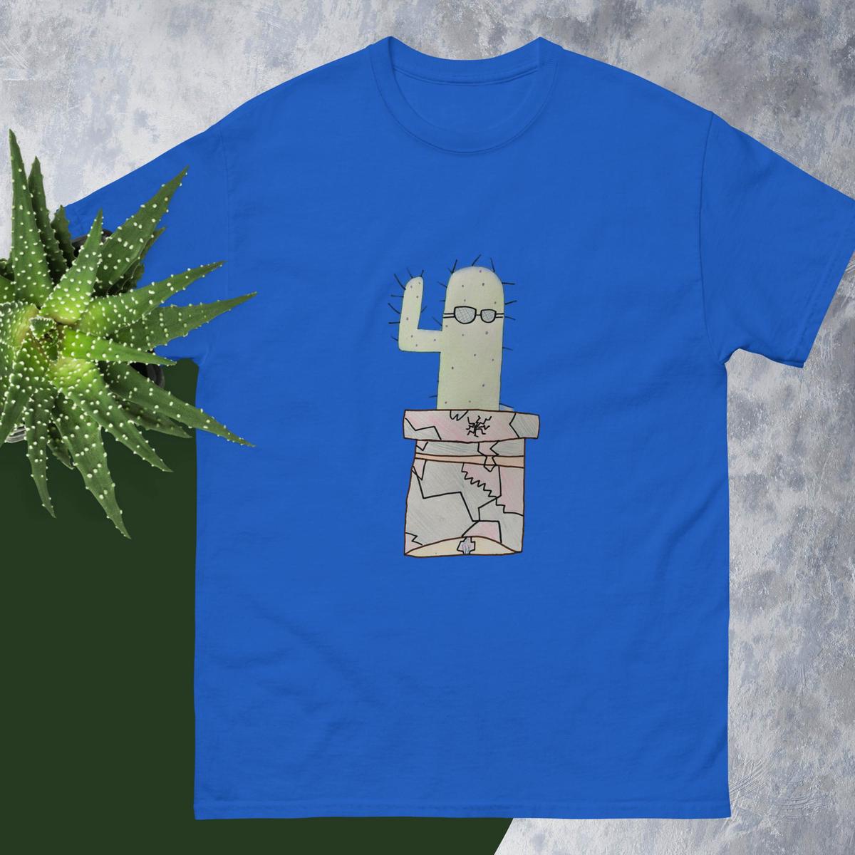 HUXLEYS Cactus Shirt !!!! - Royal | S