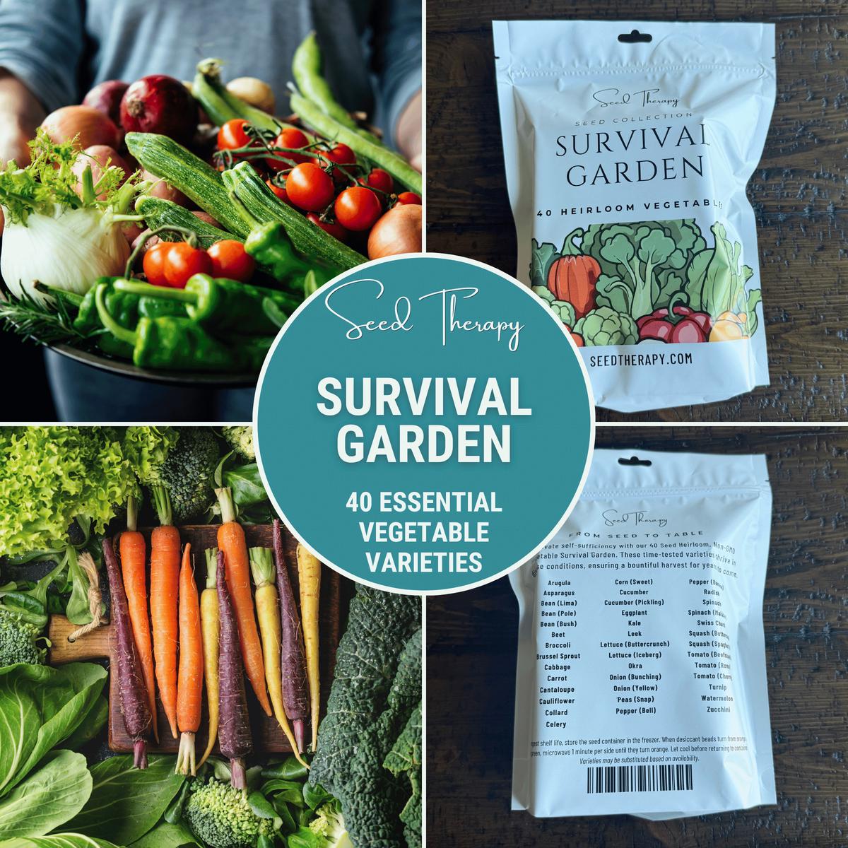 Survival Vegetable Garden 40 Essential Crops