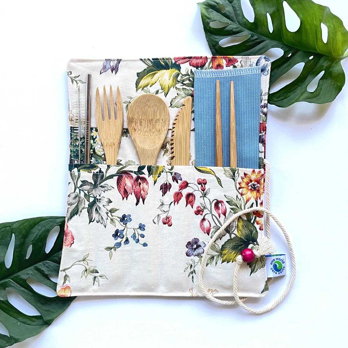 One-Of-A-Kind Utensil Sets - Floral Front