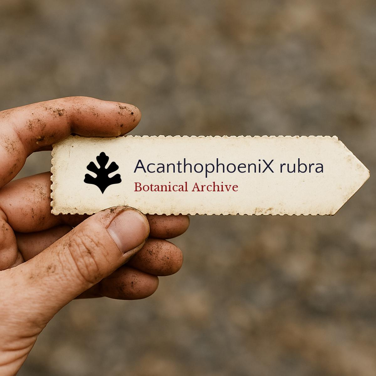 AcanthophoeniX rubra SEEDS
