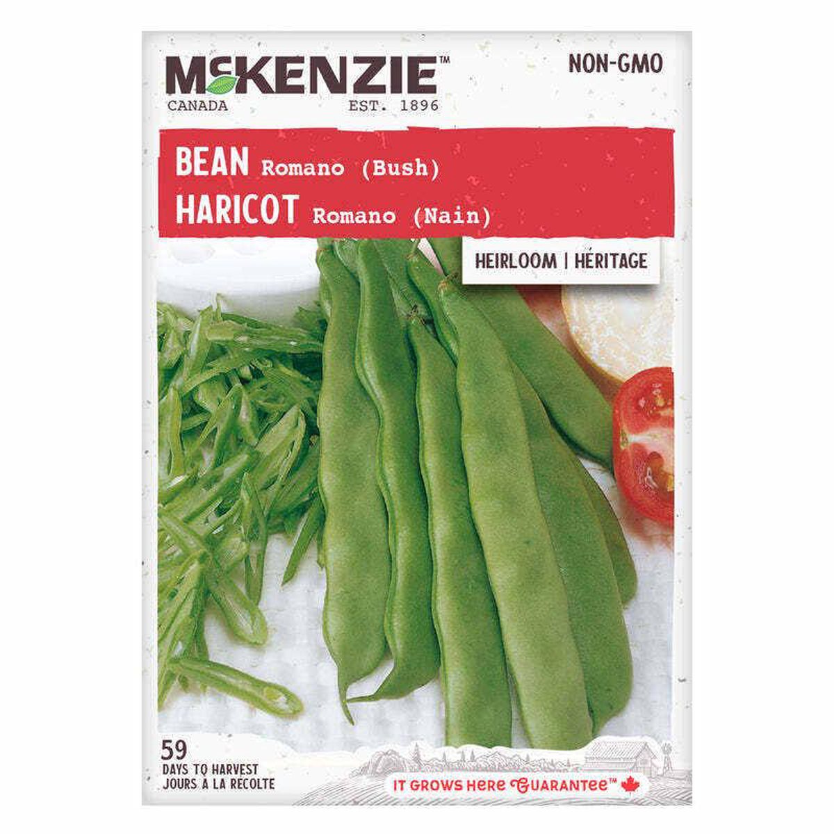 Bean Romano Bush 8211 McKenzie Seeds