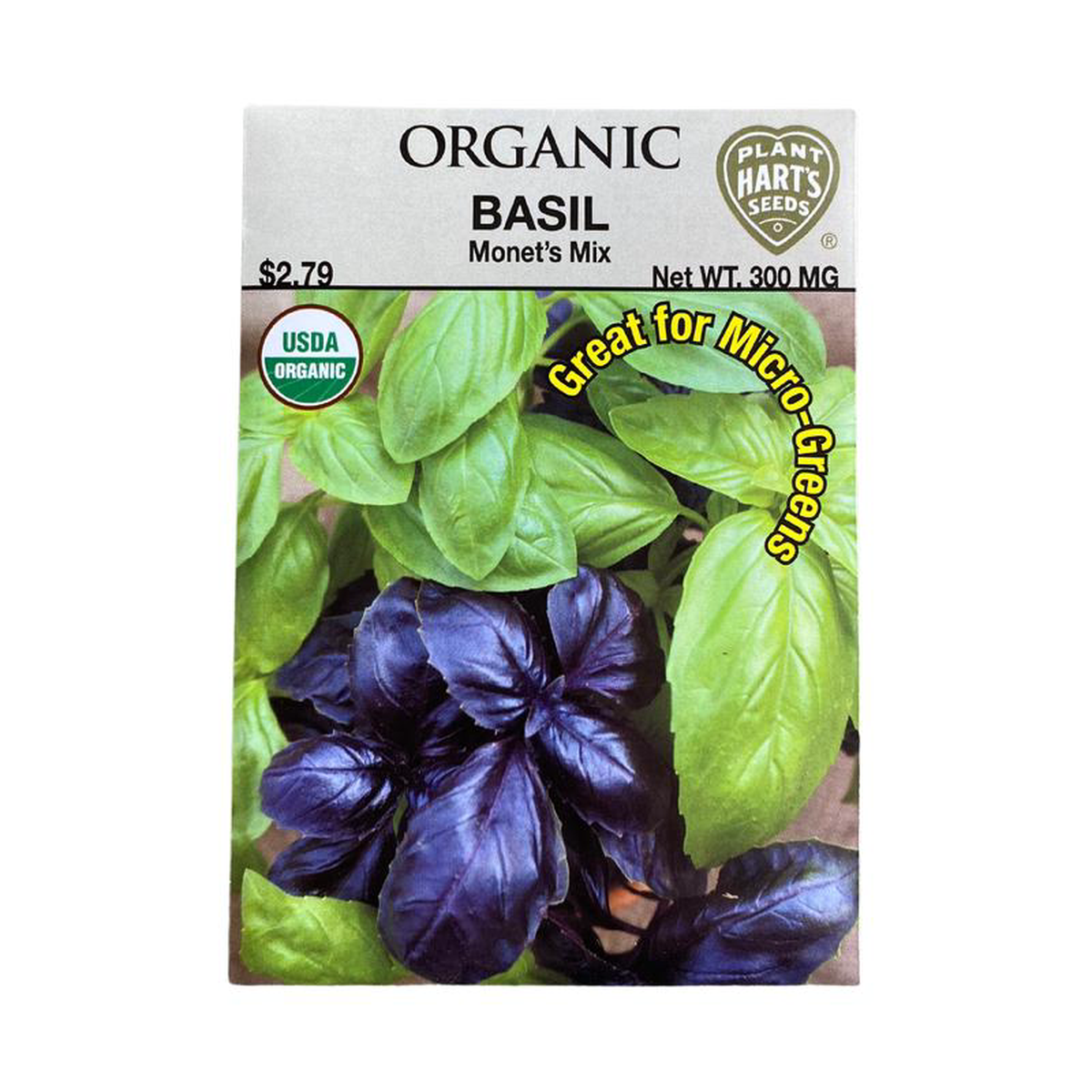 Organic Basil Monets Mix